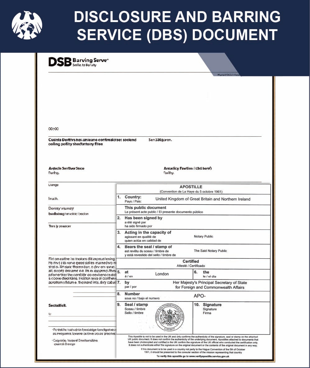 Disclosure and Barring Service (DBS) Document – Express Apostille Service
