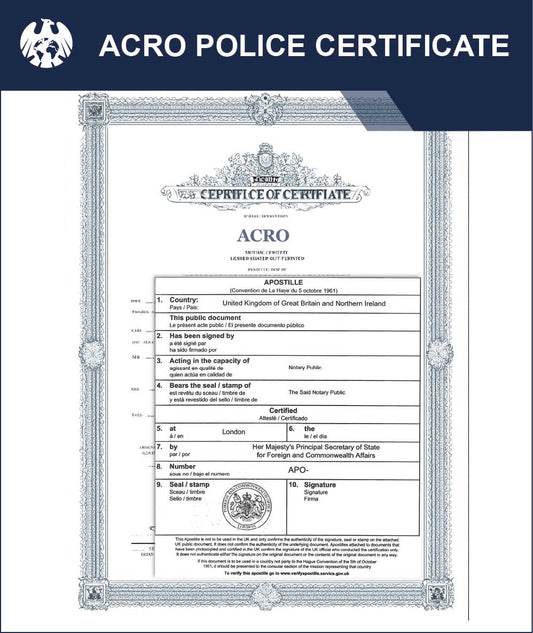 ACRO Police Certificate – Express Apostille Service