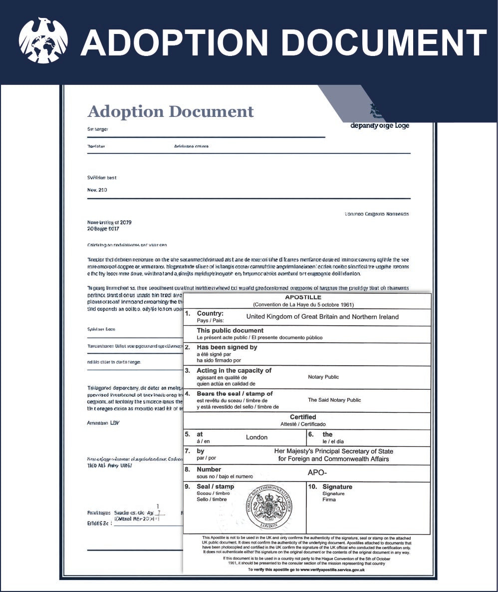 Adoption Document Apostille | Fast UK Legalisation Service – 12 Apostille