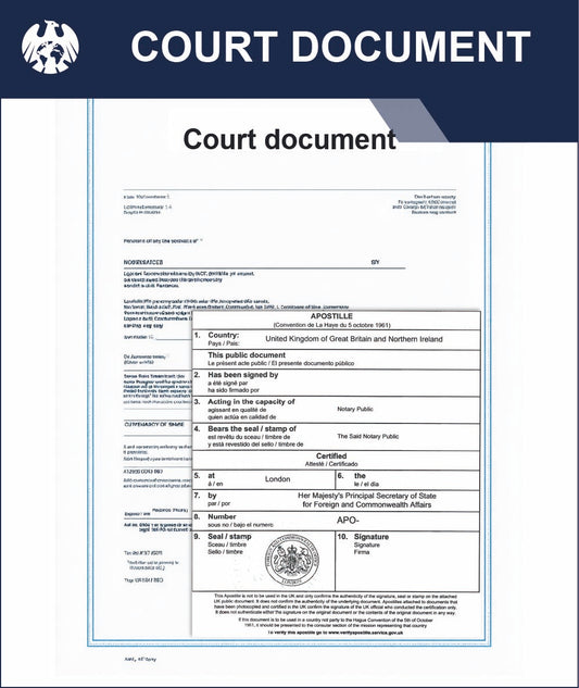 Court Document – Express Apostille Service