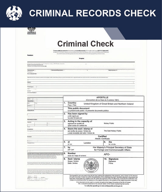 Criminal Records Check – Express Apostille Service