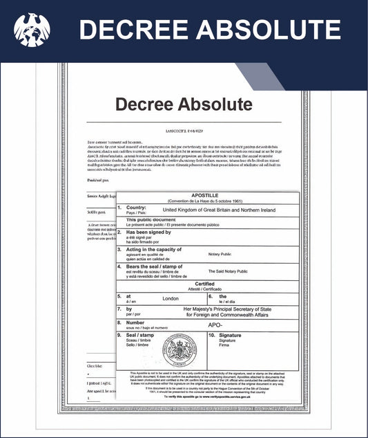 Decree Absolute – Express Apostille Service