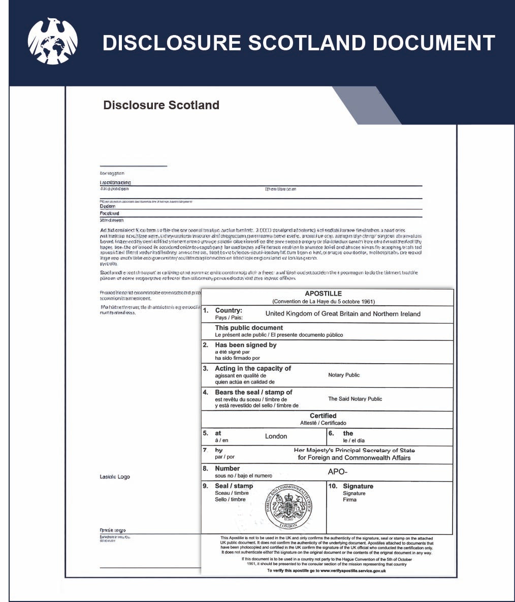 Disclosure Scotland Document – Express Apostille Service