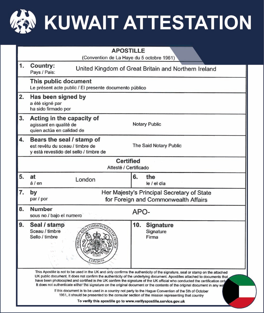 Kuwait Attestation