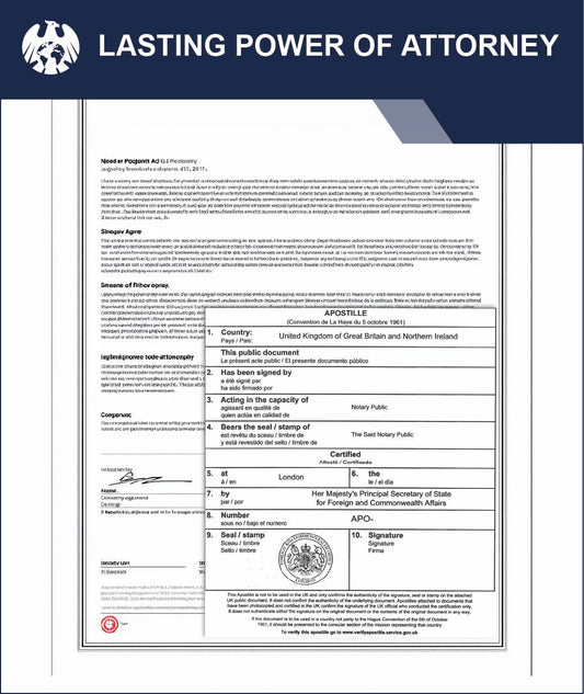 Lasting Power of Attorney – Express Apostille Service