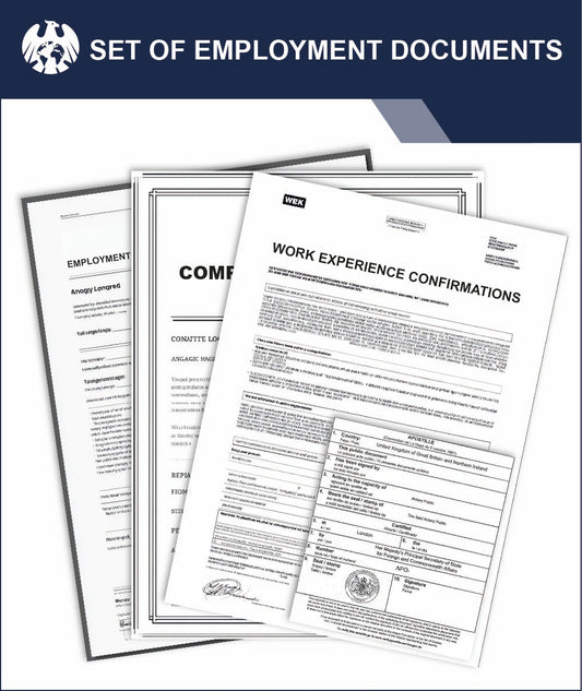 Set of Employment Documents