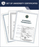 Set of University Certificates